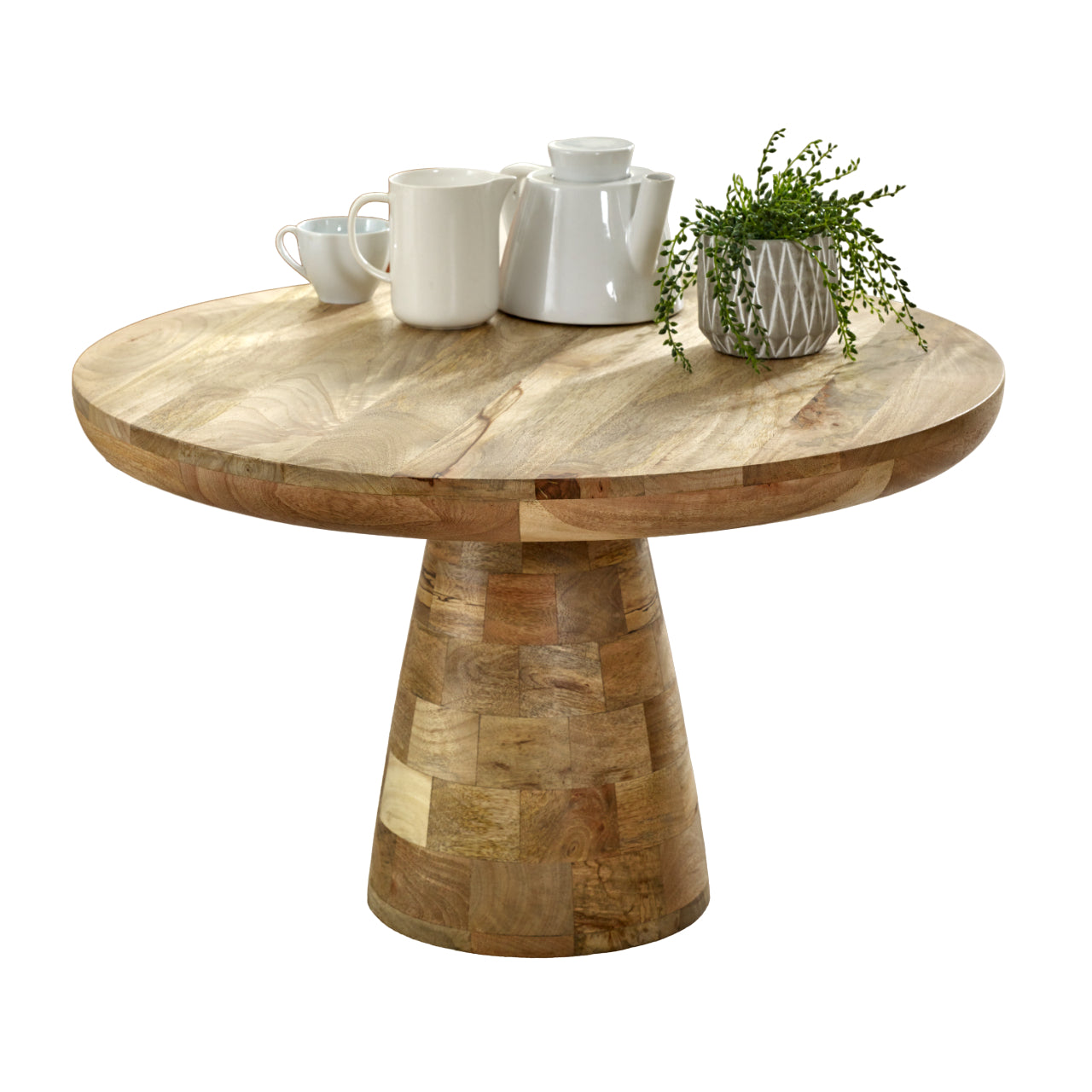 London Natural Mango Wood Mushroom Coffee Table