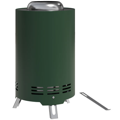 Balatti Small Stainless Steel Green Tabletop Smokeless Fire Pit