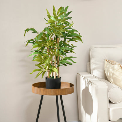 Diso Set Of 2 Artificial Bamboo Desk Style Trees In Pots H8 60cm Green