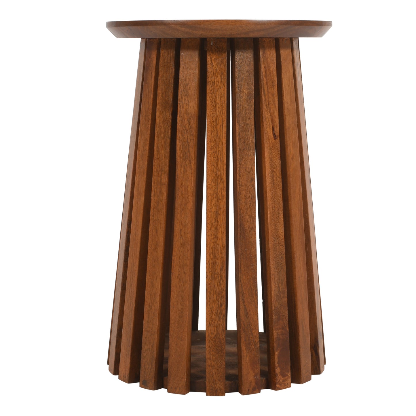 Birmingham Slatted Mango Wood Side Table