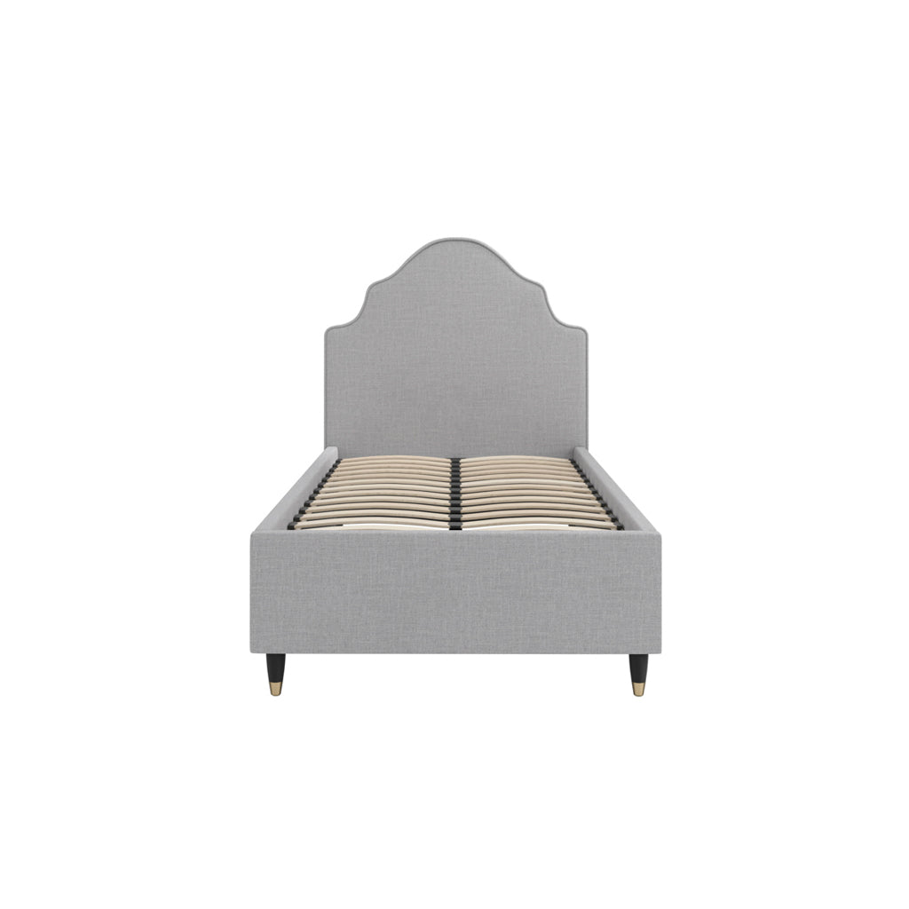 Monterey Light Grey Single Bed