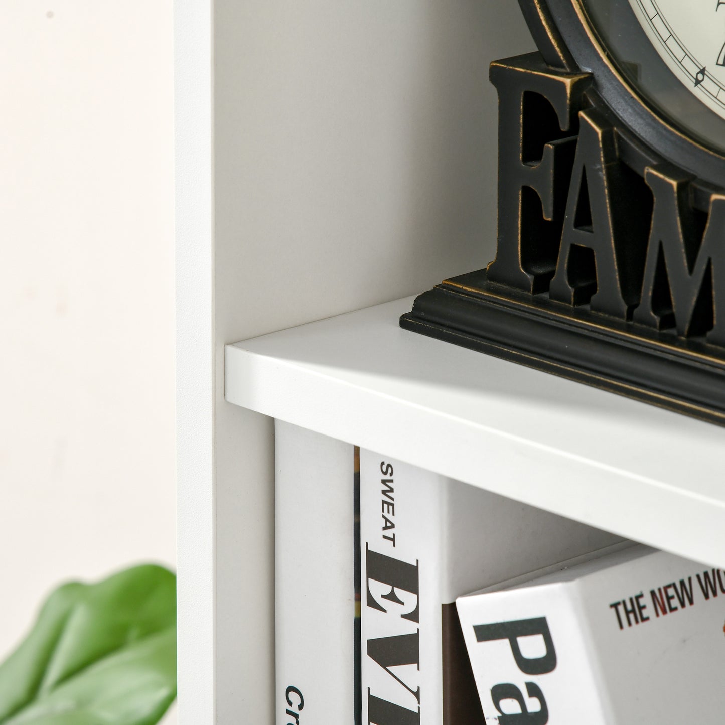 Tonomo Wood White 7 Cube Storage Bookcase