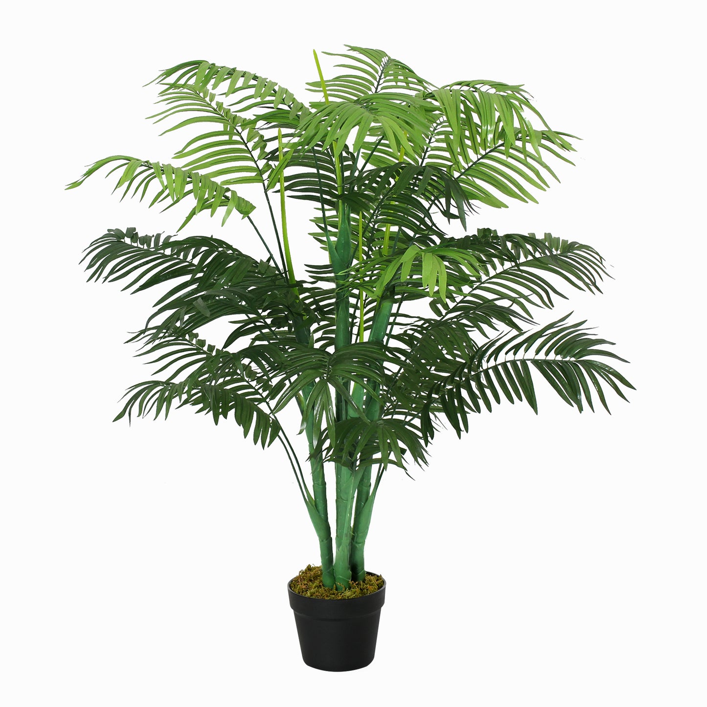 Vavi Artificial Green Palm Style Tree In Nursery Pot For Home And Office Styling