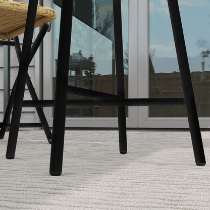 Mana Natural Rattan Outdoor Garden Bistro Table