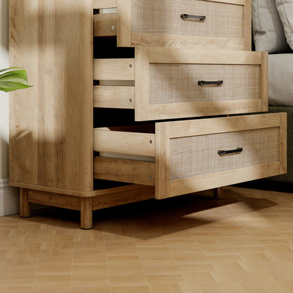 Zima Wood Oak Finish 3 Drawer Storage Chest 76 cm Wide