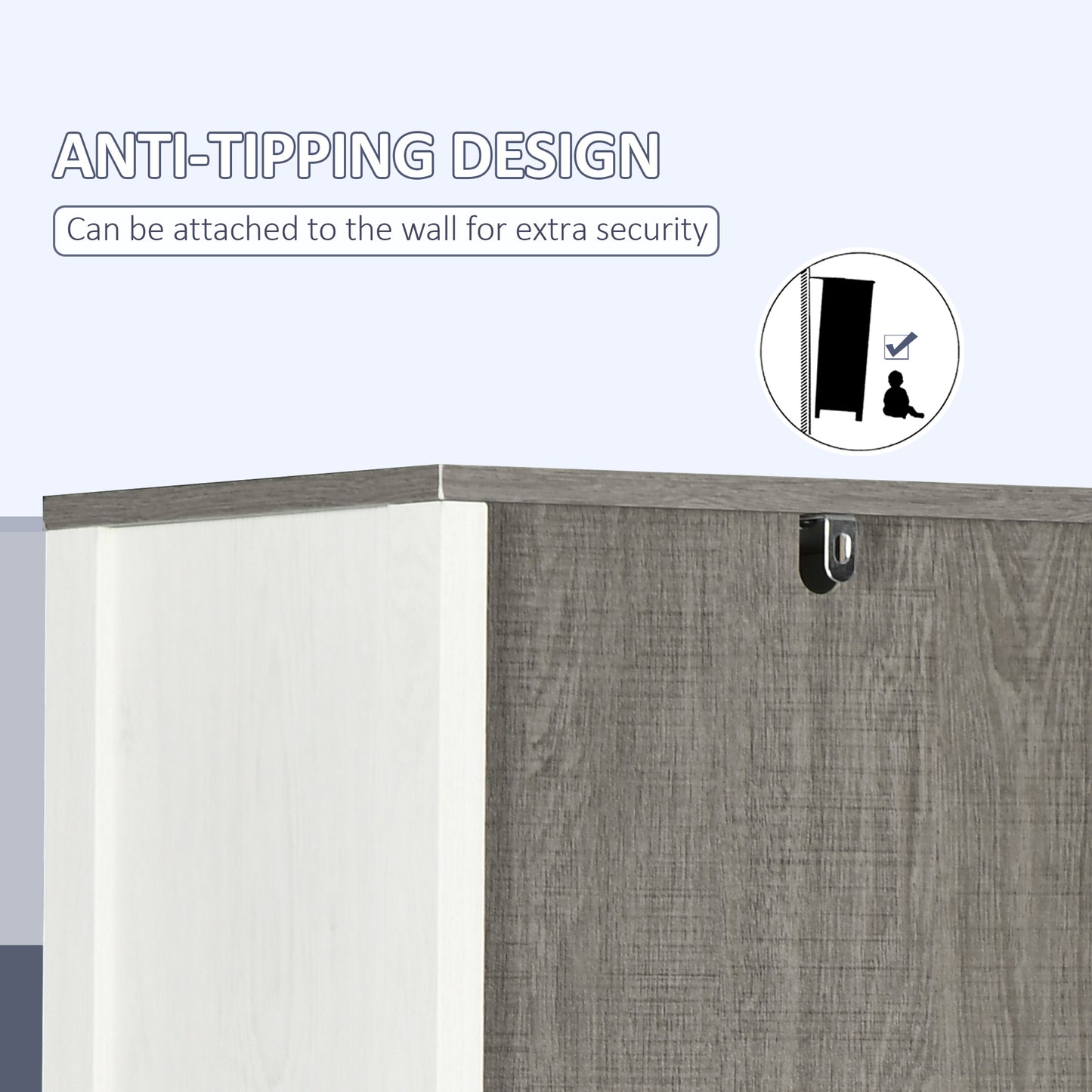 Sala Lata Tall Freestanding Bathroom Storage Cabinet With OFauxn Shelves And Adjustable Interior Antique White