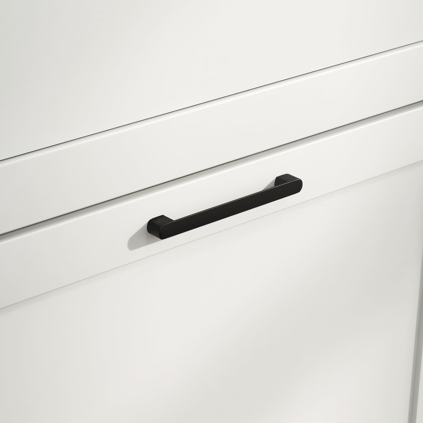 Lisavi Wooden White Slim Shoe Cabinet With 2 Flip Drawers and Shelf