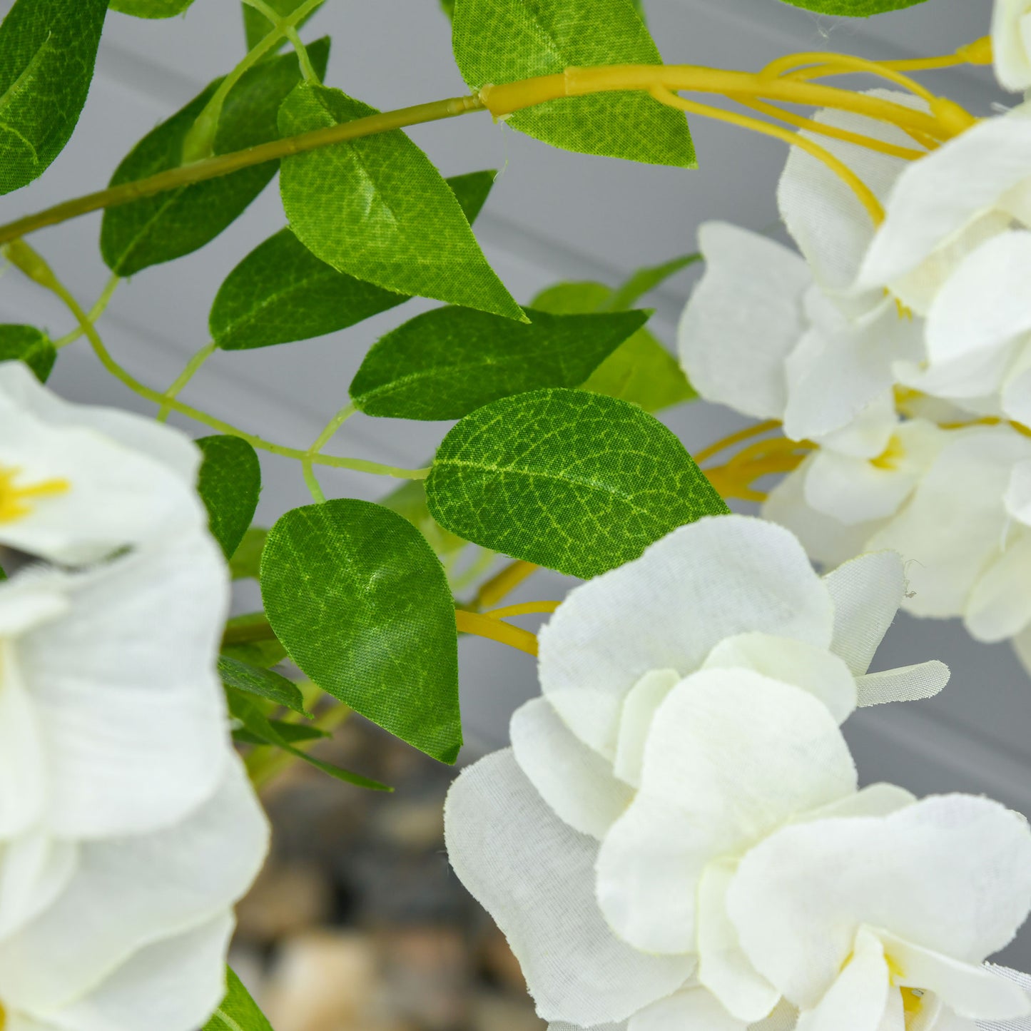 Kalone Artificial White Wisteria Style Tree Supplied In Nursery Pot
