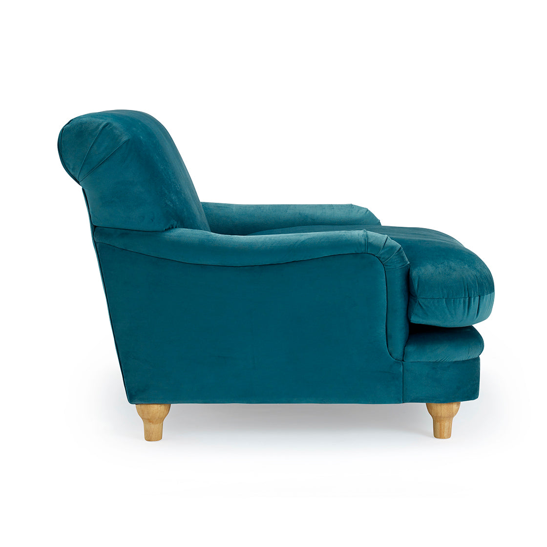 Greystones Peacock Blue Armchair