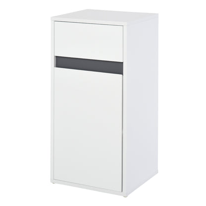 Noseka Bathroom Storage Cabinet With 3 Compartments In White