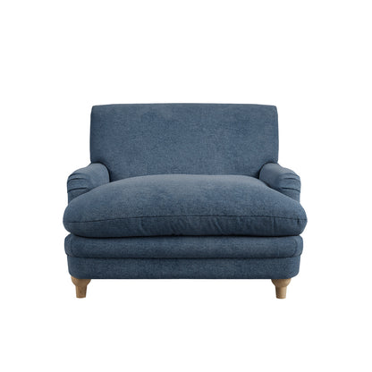 Bambola Retro Denim Blue Cushioned Armchair