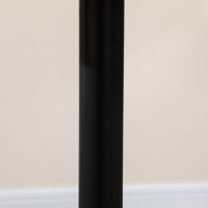 Reveva 70cm Metal Black Minimal Round Dining Table For 2
