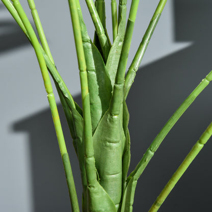 Rehala Artificial Monstera Leaf Style Plant In Pot For Indoor And Sheltered Outdoor Areas