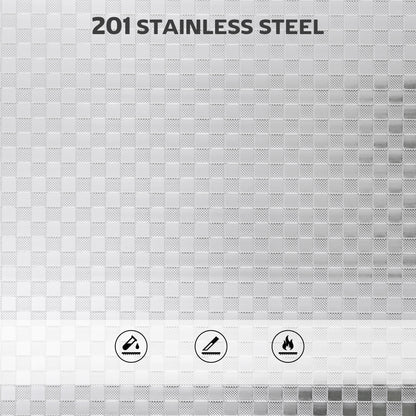 Lalu Stainless Steel Silver 4 Tier Kitchen Trolley With Adjustable Shelves