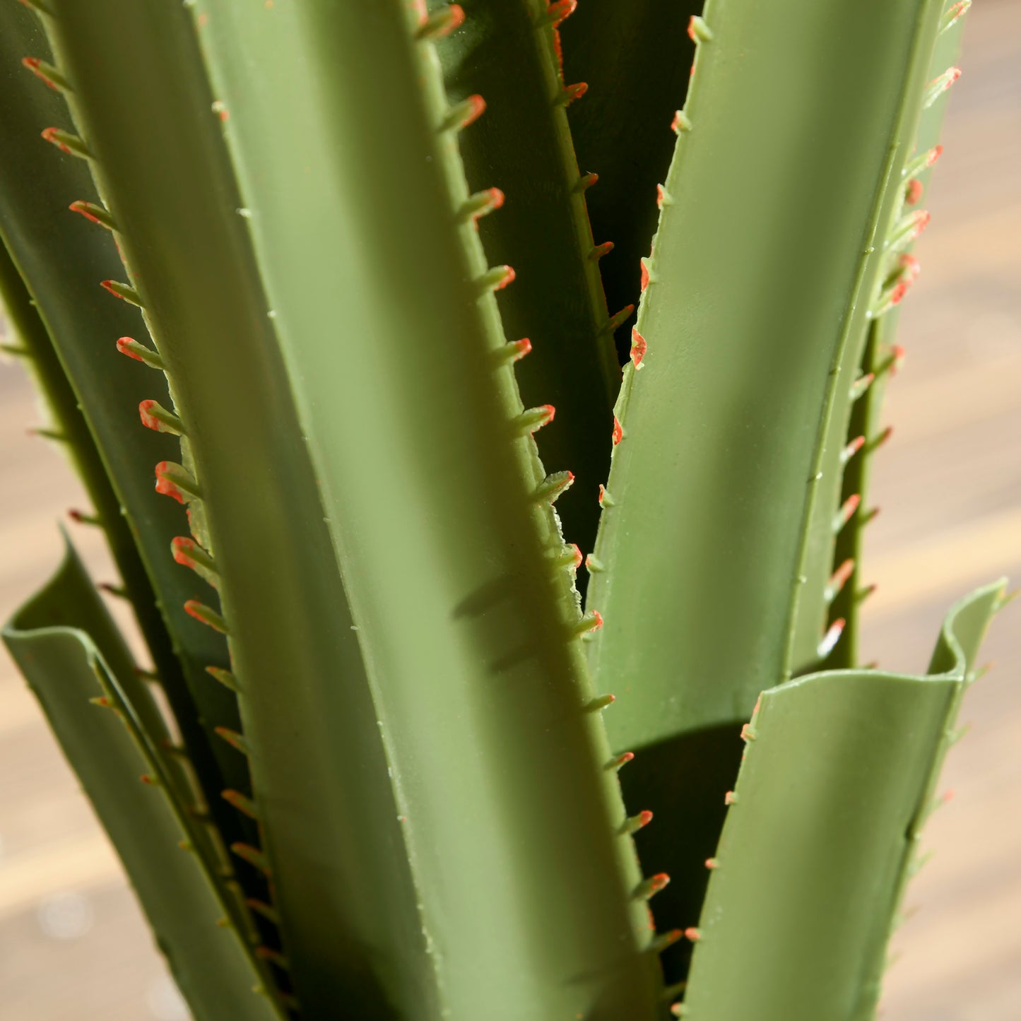Roba Set Of 2 Artificial Agave Style Succulent Plants In Pots H8 90cm