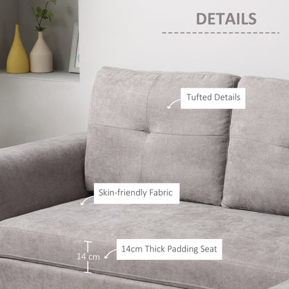 Kaba Fabric Light Grey 3 Seater Sofa Bed With Hidden Storage