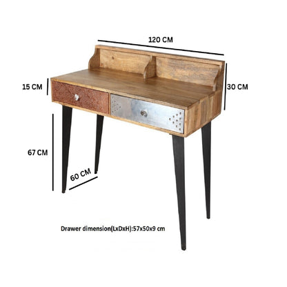 Kokkola Quirky 2 Drawer Office Desk