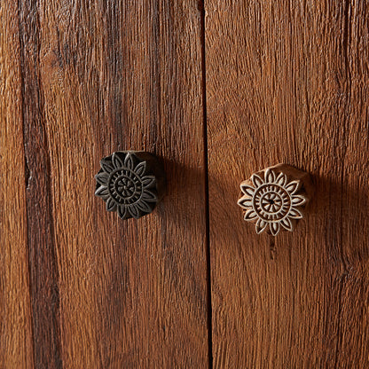 Kokkola Reclaimed Wood Large Sideboard Coffee Table 3 Doors 3 Drawers