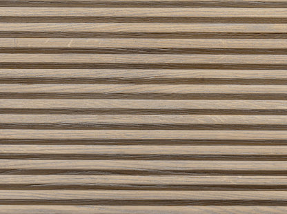 Pirineus Weathered Oak Ribbed 3 Door Sideboard