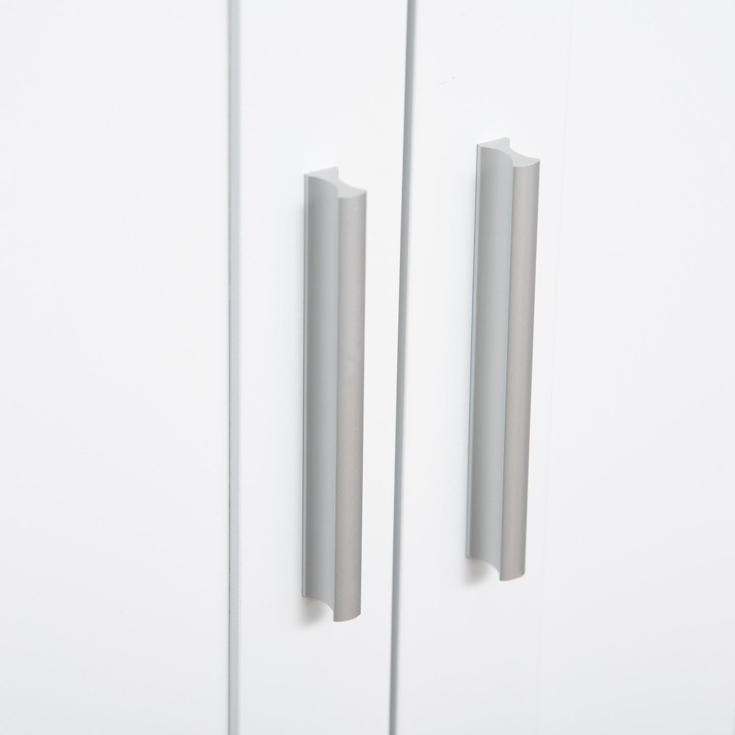 Vaco Modern White Bathroom Floor Storage Cabinet