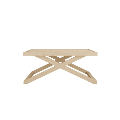 Enniscorthy Small Blonde Coffee Table X Frame