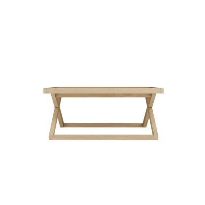 Enniscorthy Small Blonde Coffee Table X Frame