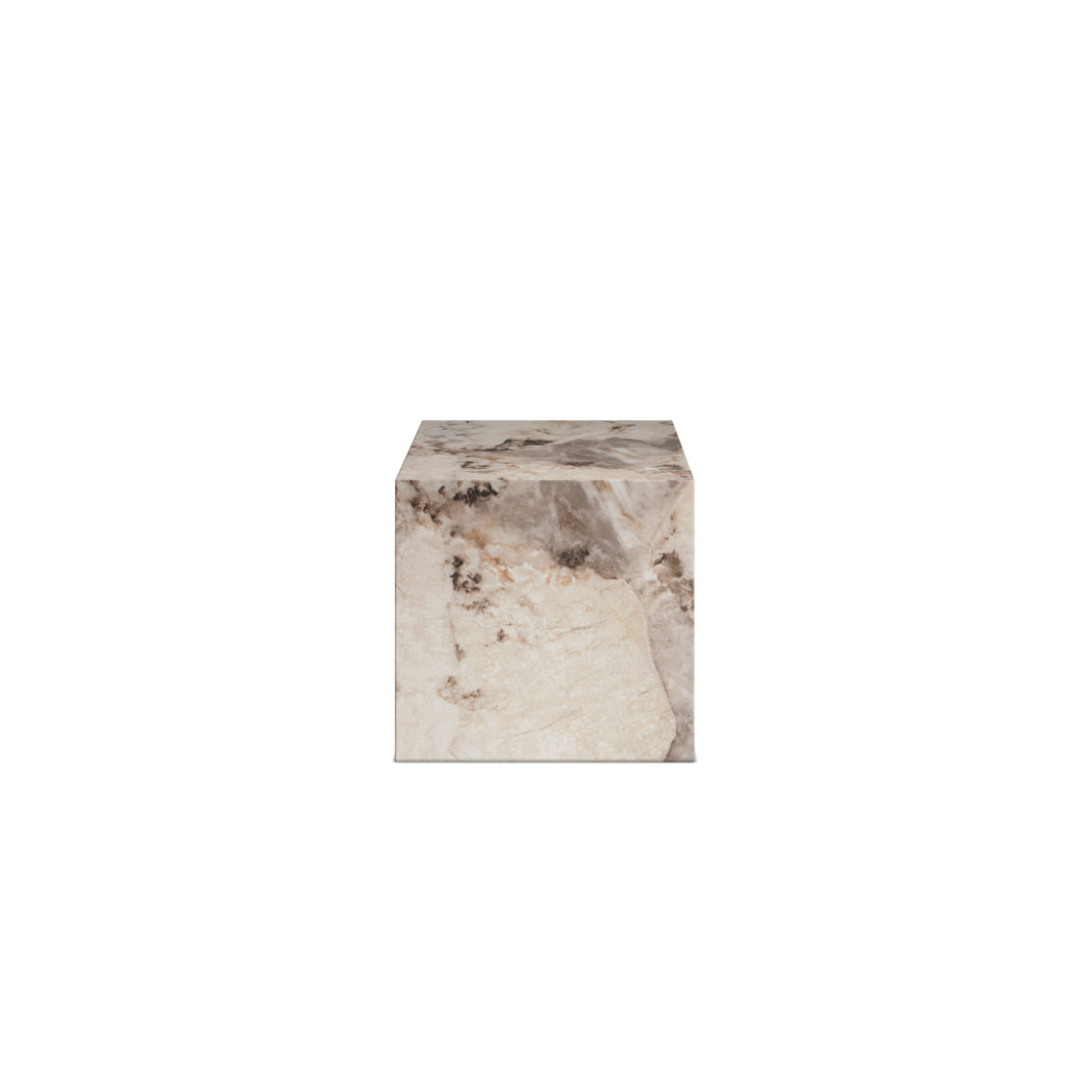 Dingle Pandora Brown Marble Effect Side Table