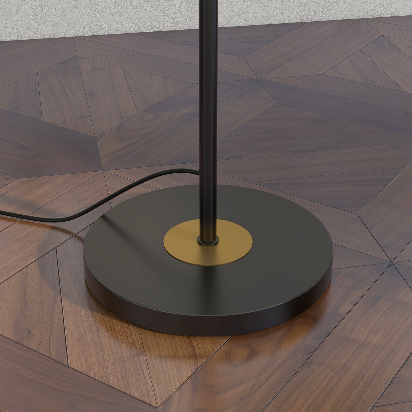 Kaviro Metal Grey 3 Light Tree Floor Lamp Modern Standing Design 162 cm