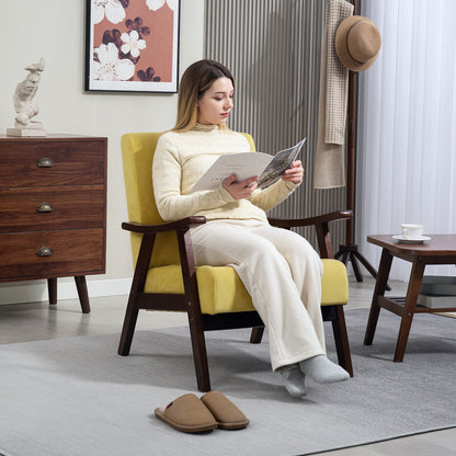 Surano Velvet Champagne Nordic Accent Armchair With Solid Wood Frame And Deep Padding