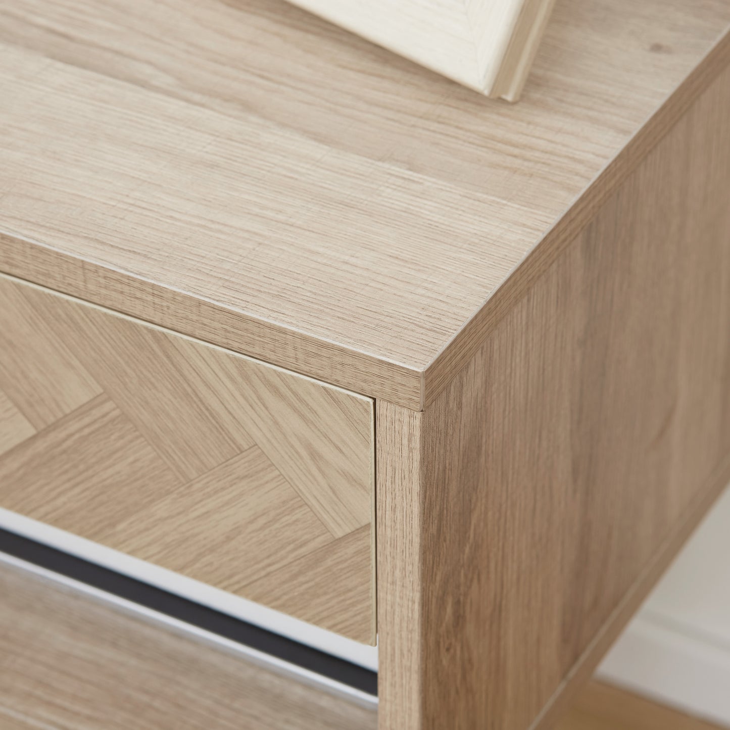 Lotoro Set Of 2 Natural Wood Floating Bedside Tables