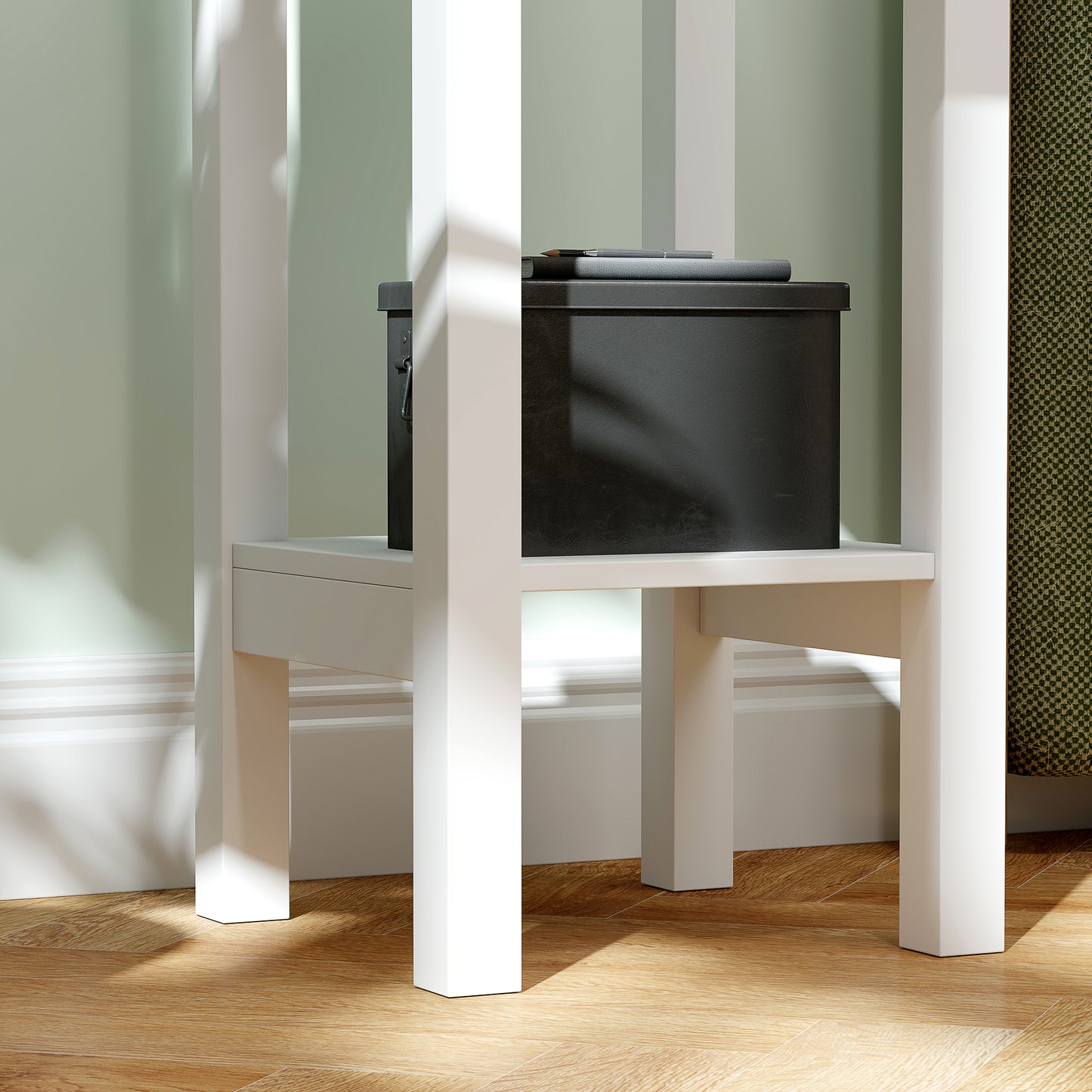 Tonoto Set Of 2 Wooden Floral Cut Out Accent Side Tables