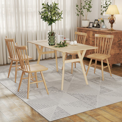 Keka 290 x 200cm Grey Geometric Non Slip Washable Rug