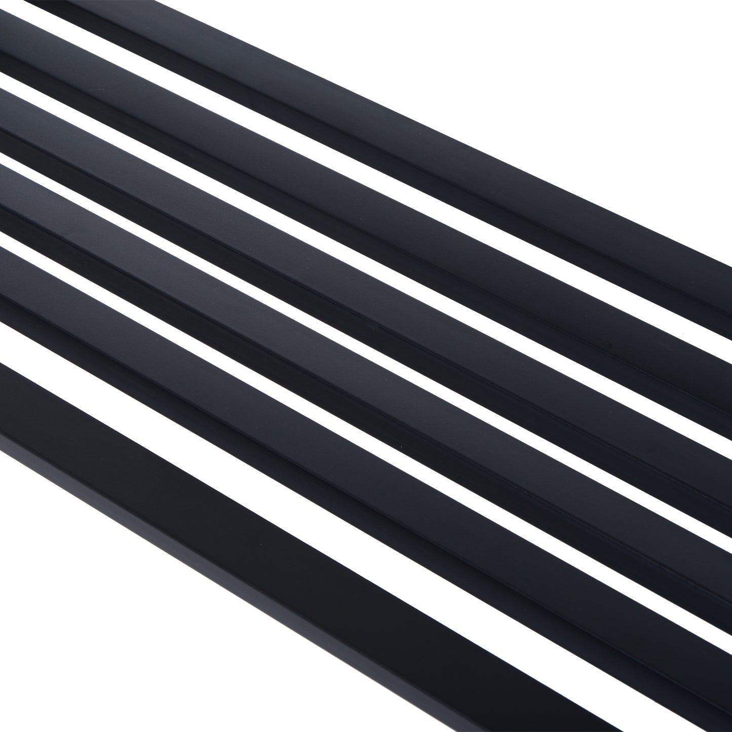 Yota Nile 127cm Steel Black Powder Coated Garden Bench