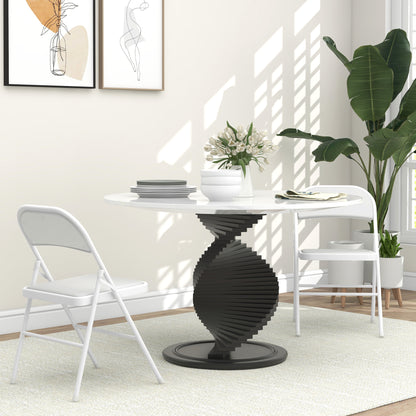 Lofano Metal And Fabric White Cushioned Folding Chairs Set Of 2