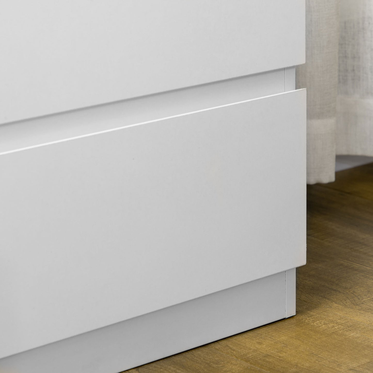Luvilo Wood White 3 Drawer Storage Chest