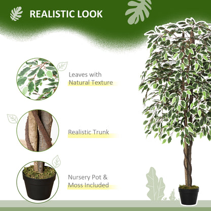 Keco Yona Artificial Indoor Green Plant In Decorative Pot H8 160cm