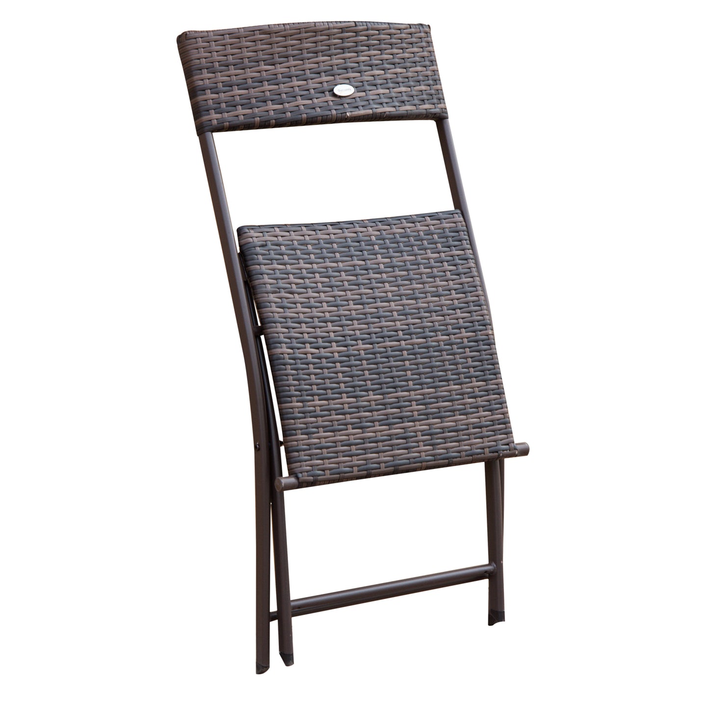 Fisari Rattan Brown 2 Seater Outdoor Bistro Furniture Set