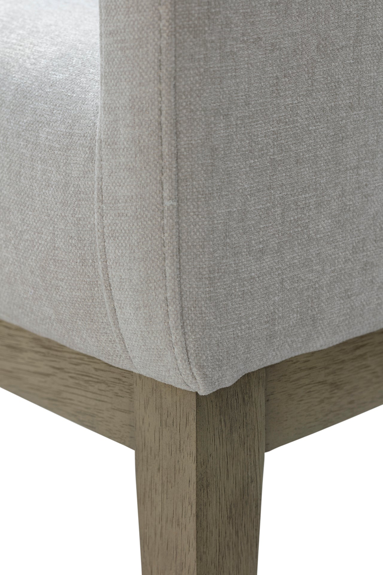 Jacarei Natural Linen and Oak Accent Chair