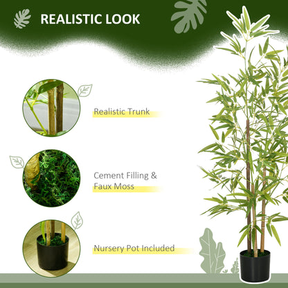 Have Artificial Bamboo Style Tree Supplied In Pot H8 120cm