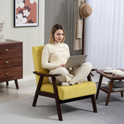 Surano Velvet Champagne Nordic Accent Armchair With Solid Wood Frame And Deep Padding