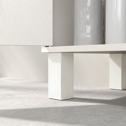 Nenola Cream White Under Sink Storage Cabinet For Basin