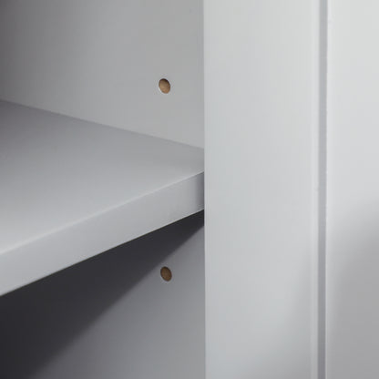 Rola Grey Under Sink Vanity Storage Cabinet With Adjustable Internal Shelving