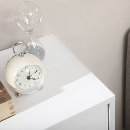 Sopake White Freestanding Storage Cabinet With 4 Drawers And Lower Cupboard