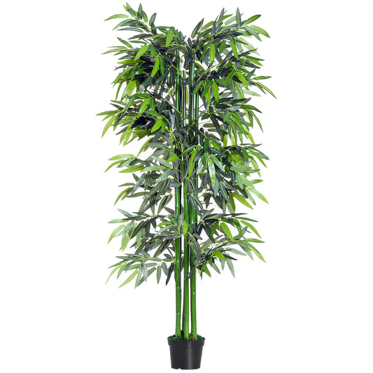 Marifa Artificial Bamboo Style Tree In Pot For Interior Planters And Office Spaces