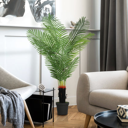 Nomovi Artificial Areca Palm With Full Canopy Leaf Design In Pot H8 150cm Green