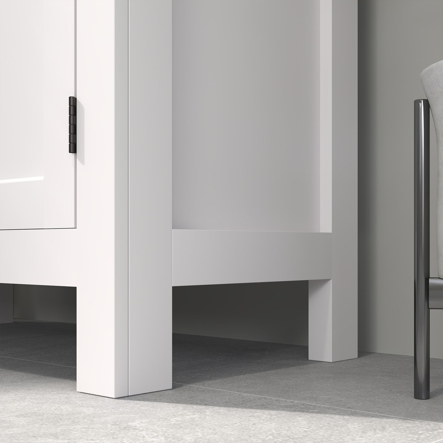 Nore Modern Multi Storage Bathroom Cabinet In White