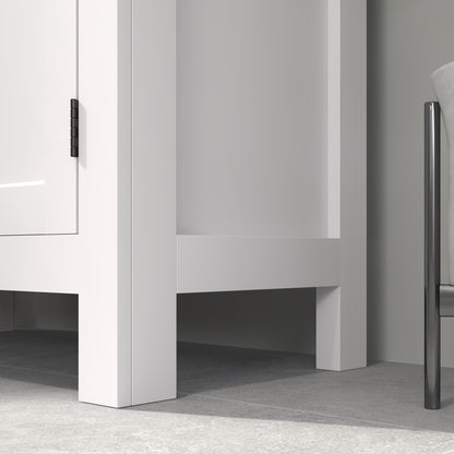 Nore Modern Multi Storage Bathroom Cabinet In White
