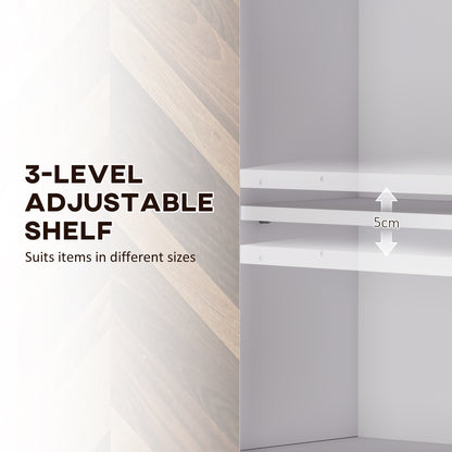 Ranira Wall Mounted Bathroom Medicine Cabinet With Adjustable Shelves Walnut Finish