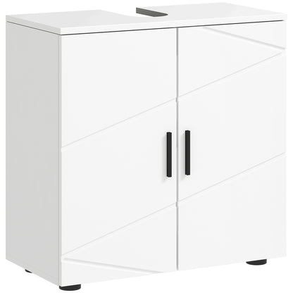 Badosu Luni Under Sink Bathroom Storage Cabinet With Internal Shelving White