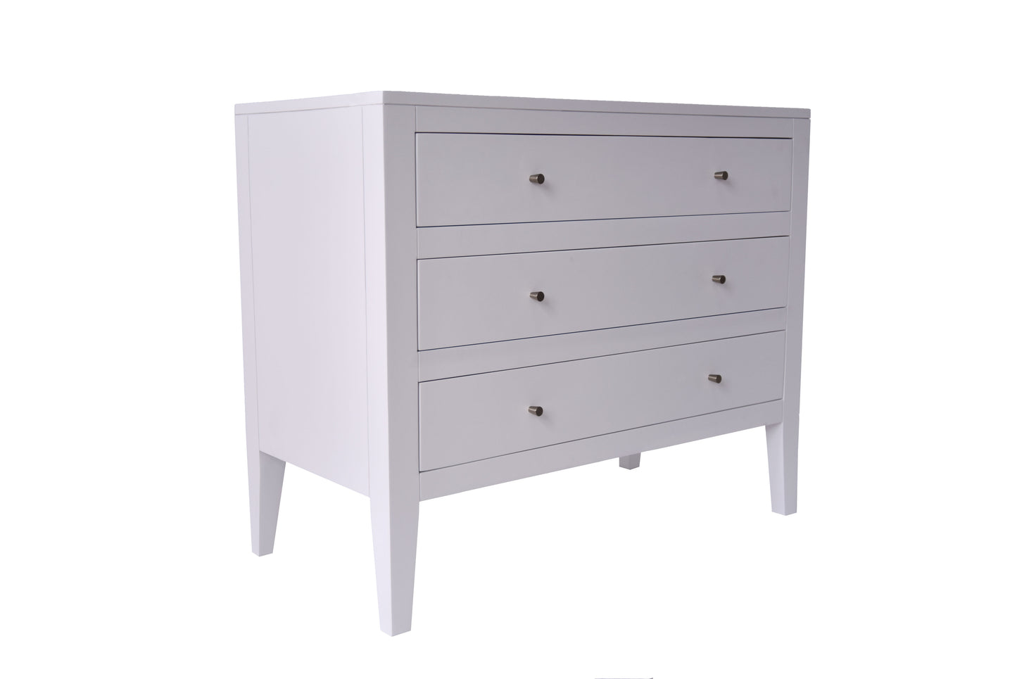 Cordoba White Wood Grain 3 Drawer Chest
